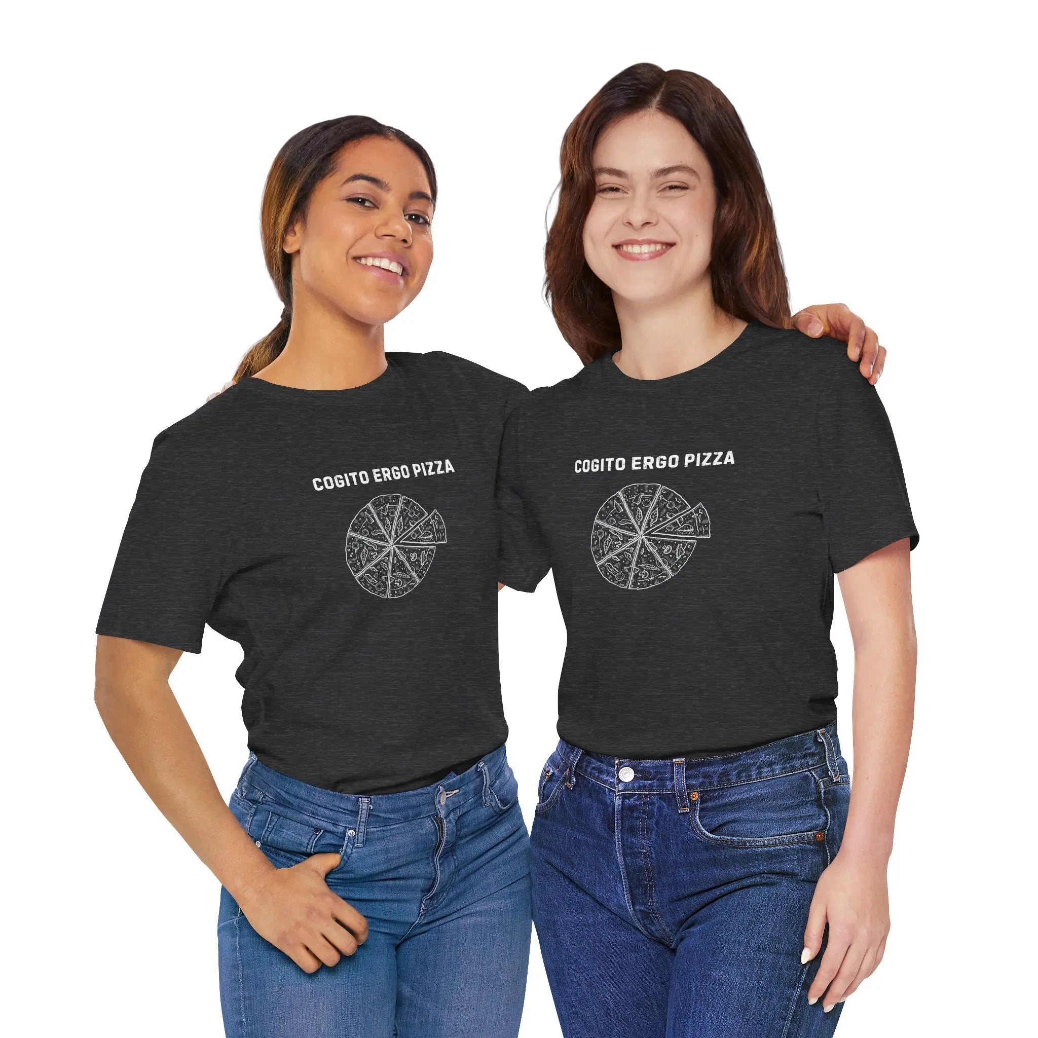 Cogito Ergo Pizza Unisex Tshirt - Teezers