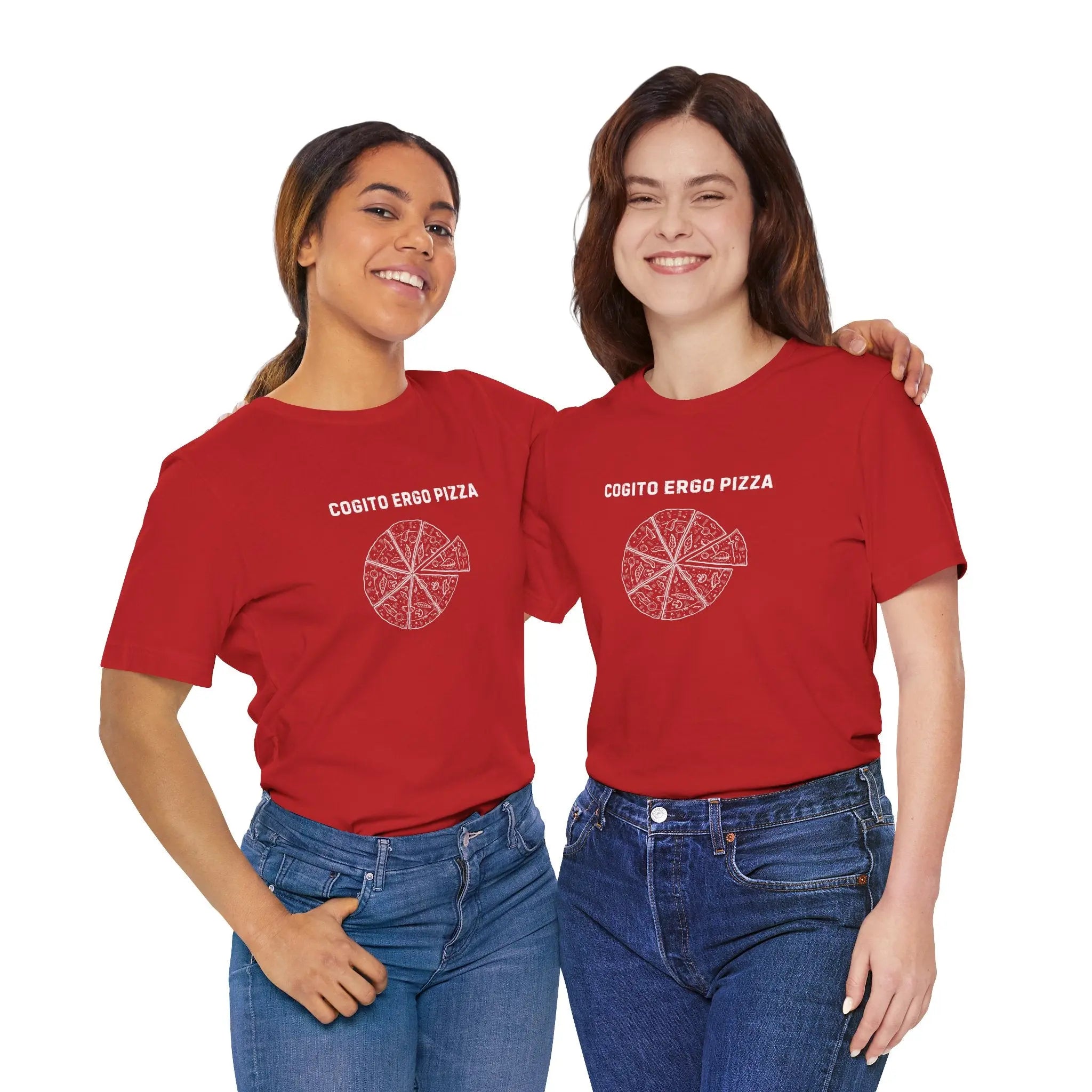 Cogito Ergo Pizza Unisex Tshirt - Teezers