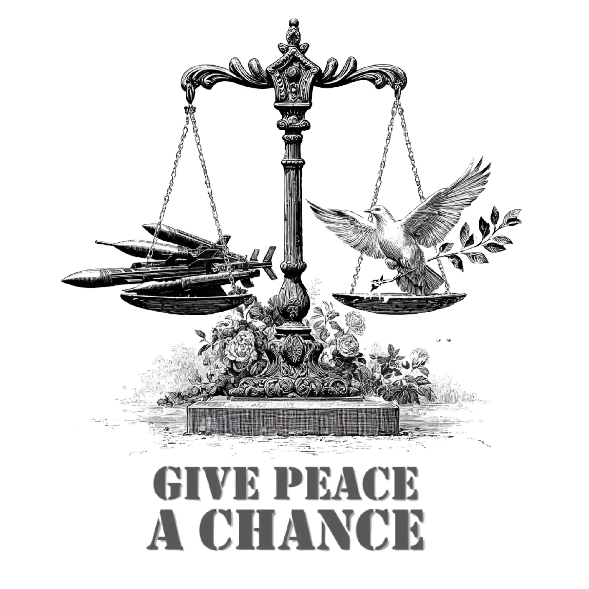 Scales of Peace Unisex T-Shirt | Best World Peace Gift T-Shirt For Him & Her | Teezers Apparel - Teezers