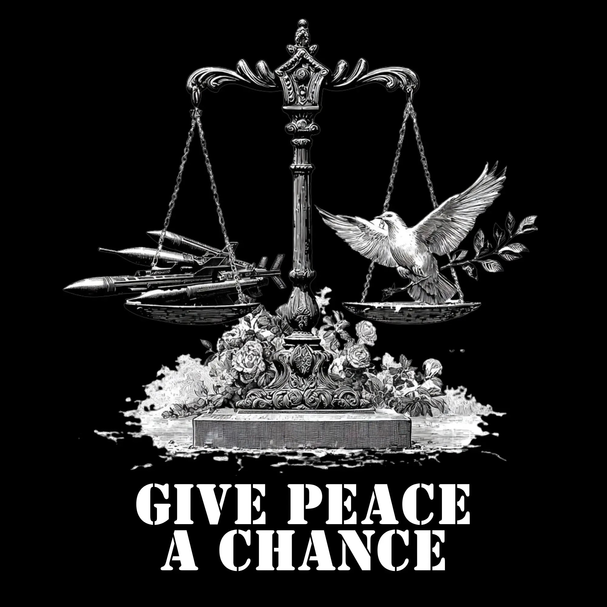 Scales of Peace Unisex T-Shirt | Buy Anti-War Graphic Tee | Teezers Apparel - Teezers