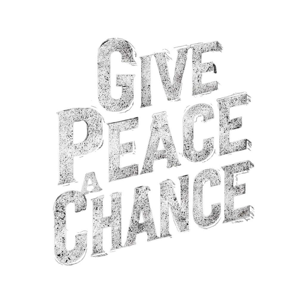 Peace Stencil Unisex T-Shirt | Best Peace Activist T-Shirt Gift | Teezers Apparel - Teezers