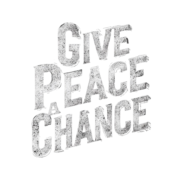 Peace Stencil Unisex T-Shirt | Best Peace Activist T-Shirt Gift | Teezers Apparel
