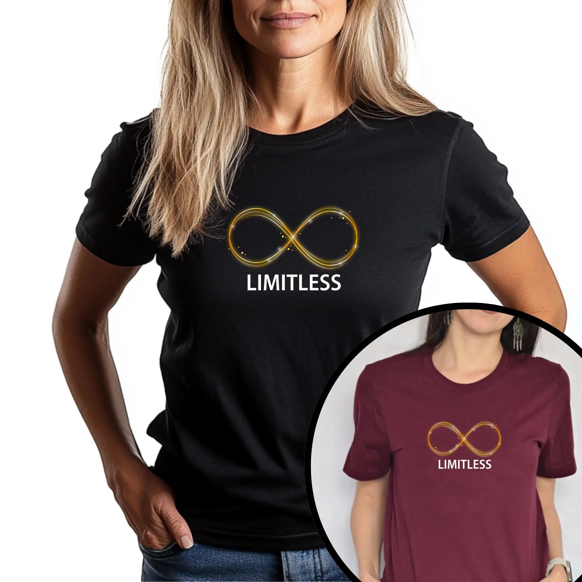 Limitless Unisex T-Shirt | Best Motivational T‑shirt for Achievers | Teezers Apparel - Teezers