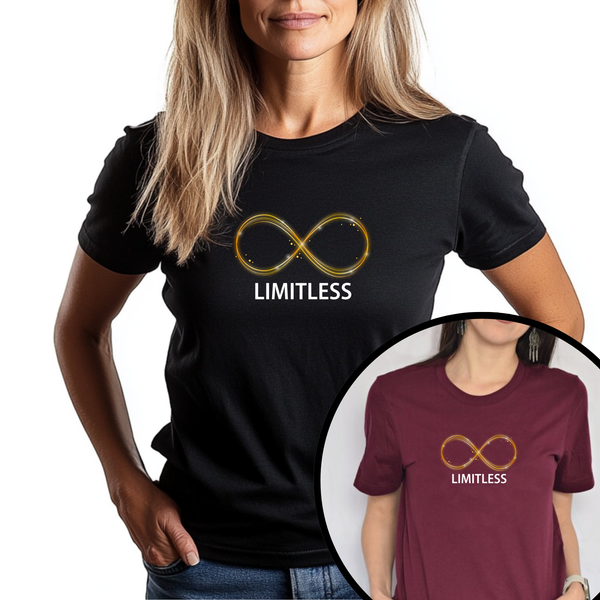 Limitless Unisex T-Shirt | Best Motivational T‑shirt for Achievers | Teezers Apparel