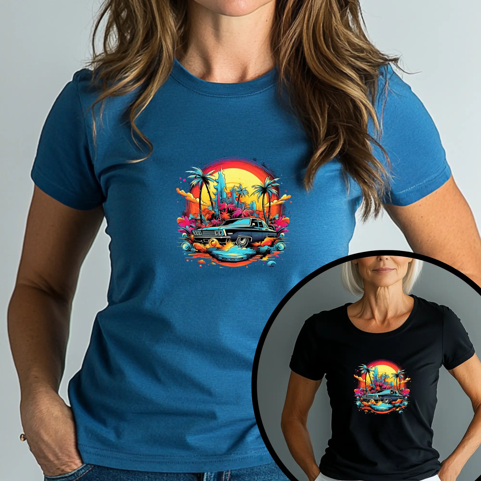 Retro Car Unisex T-Shirt - Teezers