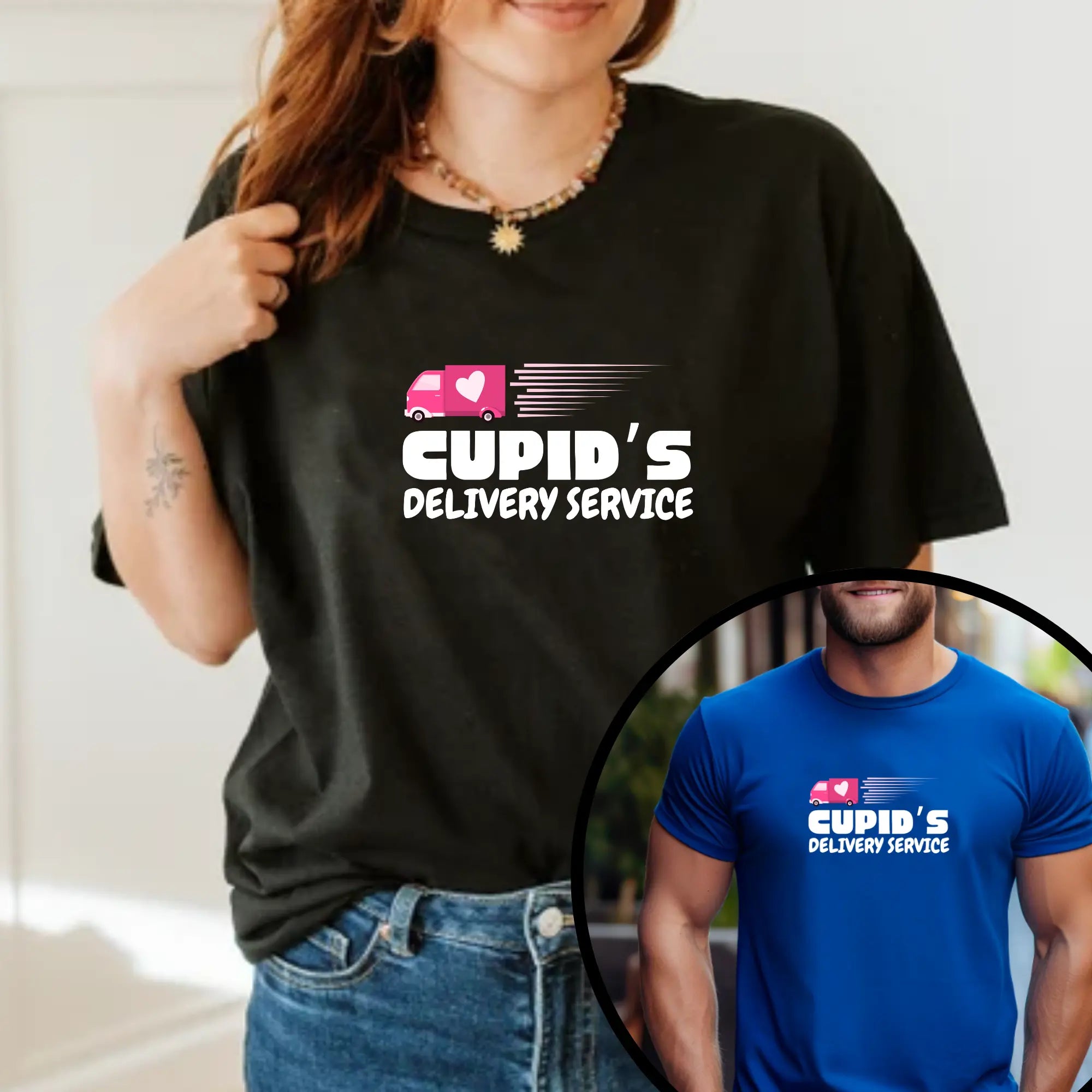 Cupid’s Delivery Service Unisex T-shirt - Teezers