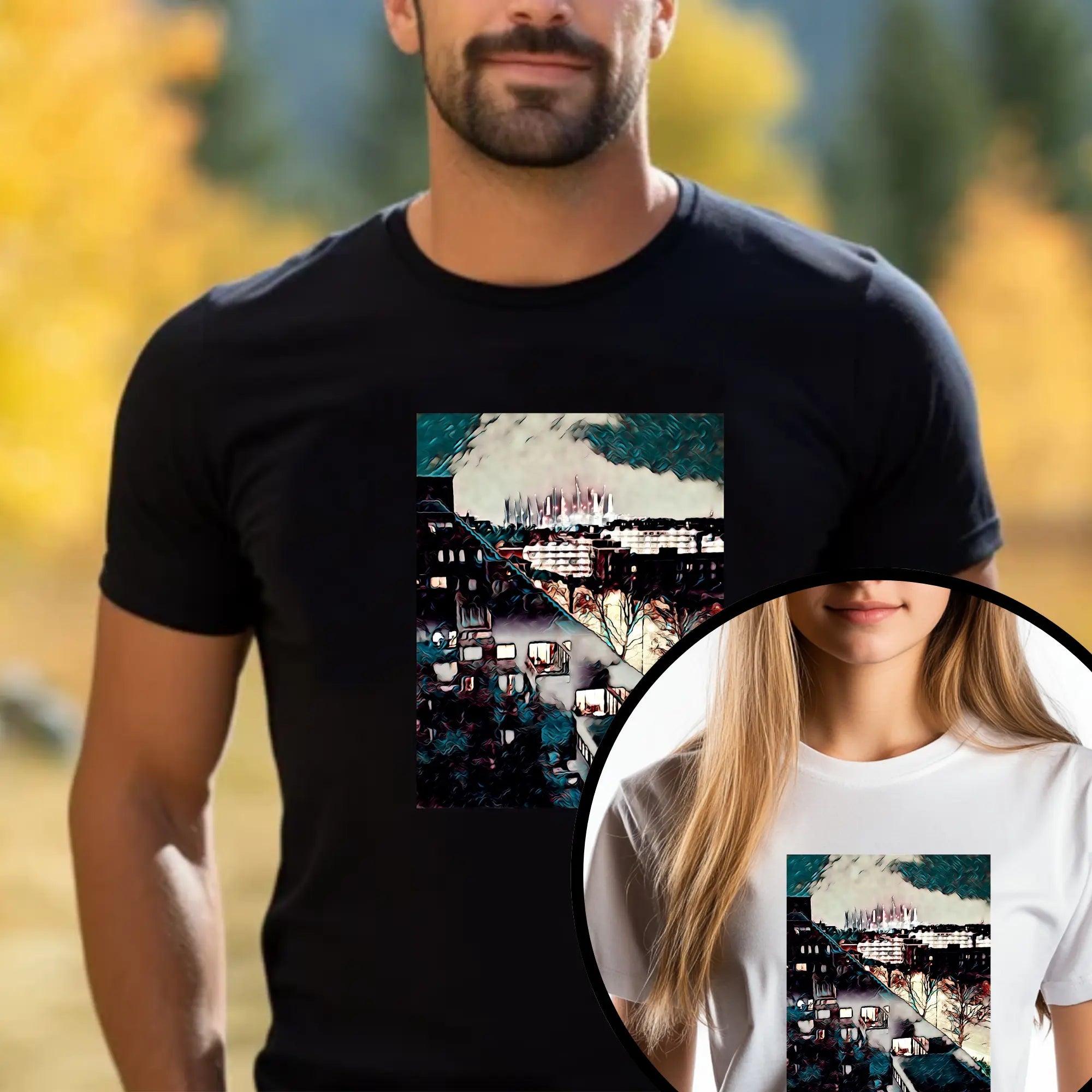 City Nights Unisex T-Shirt - Teezers