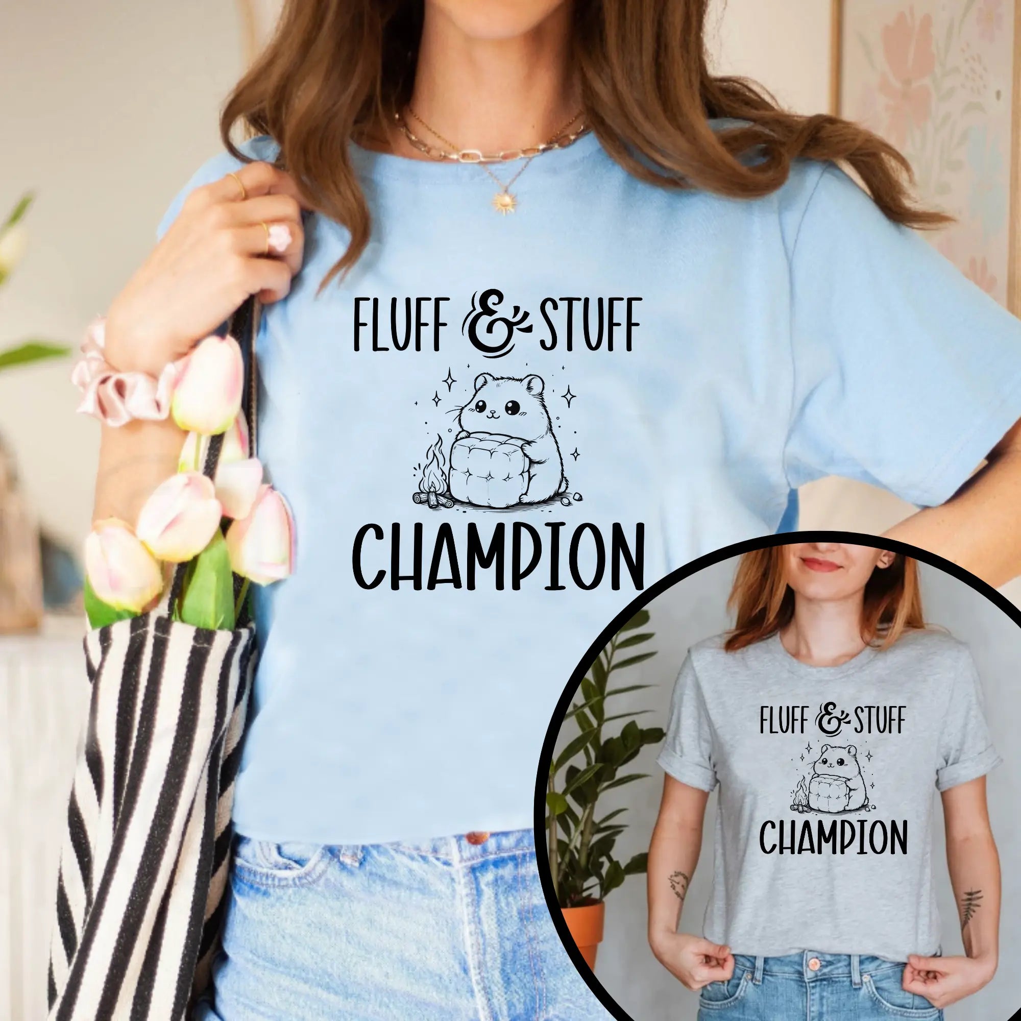 Fluff & Stuff Champion Unisex T-Shirt - Teezers