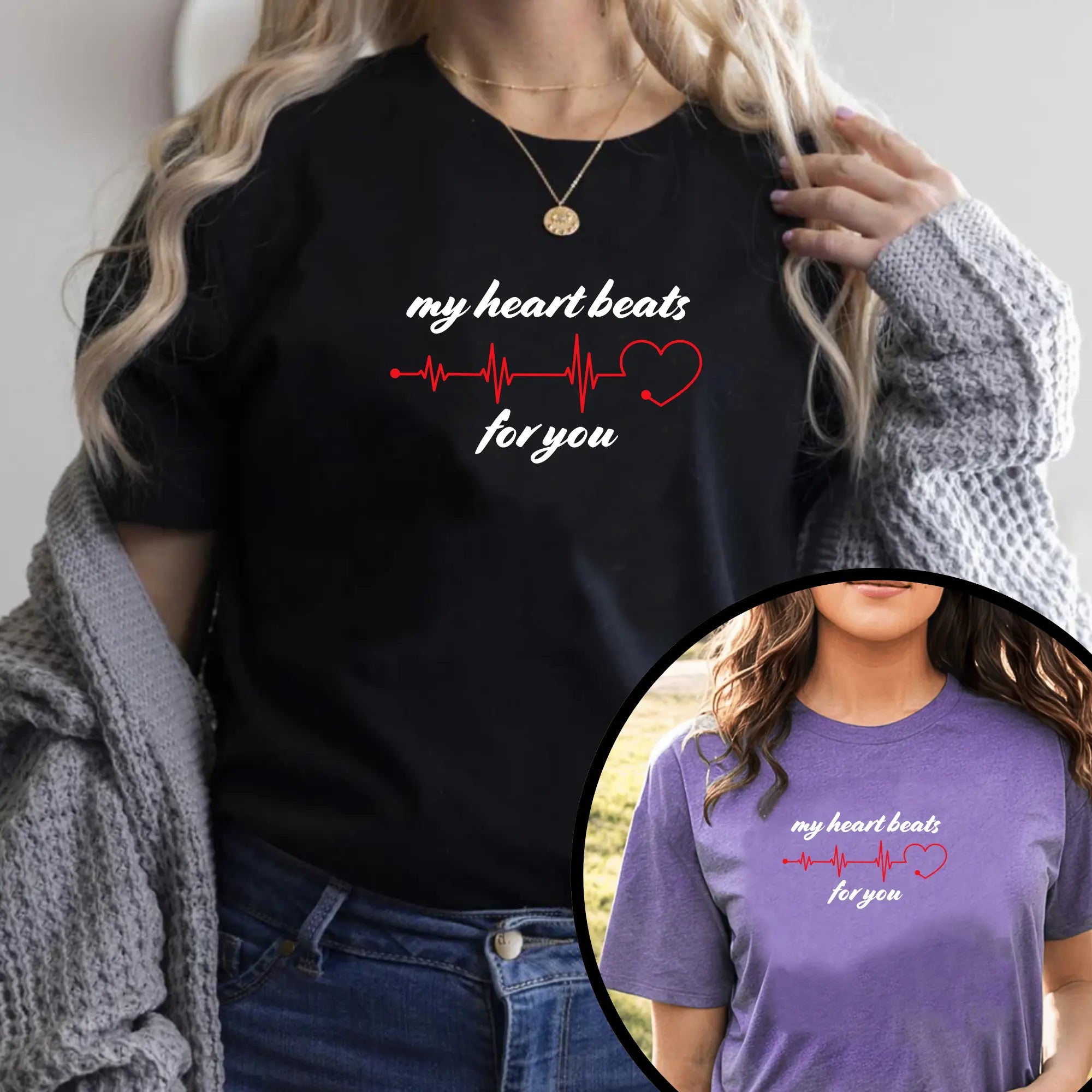 My Heart Beats for You Unisex T-Shirt - Teezers