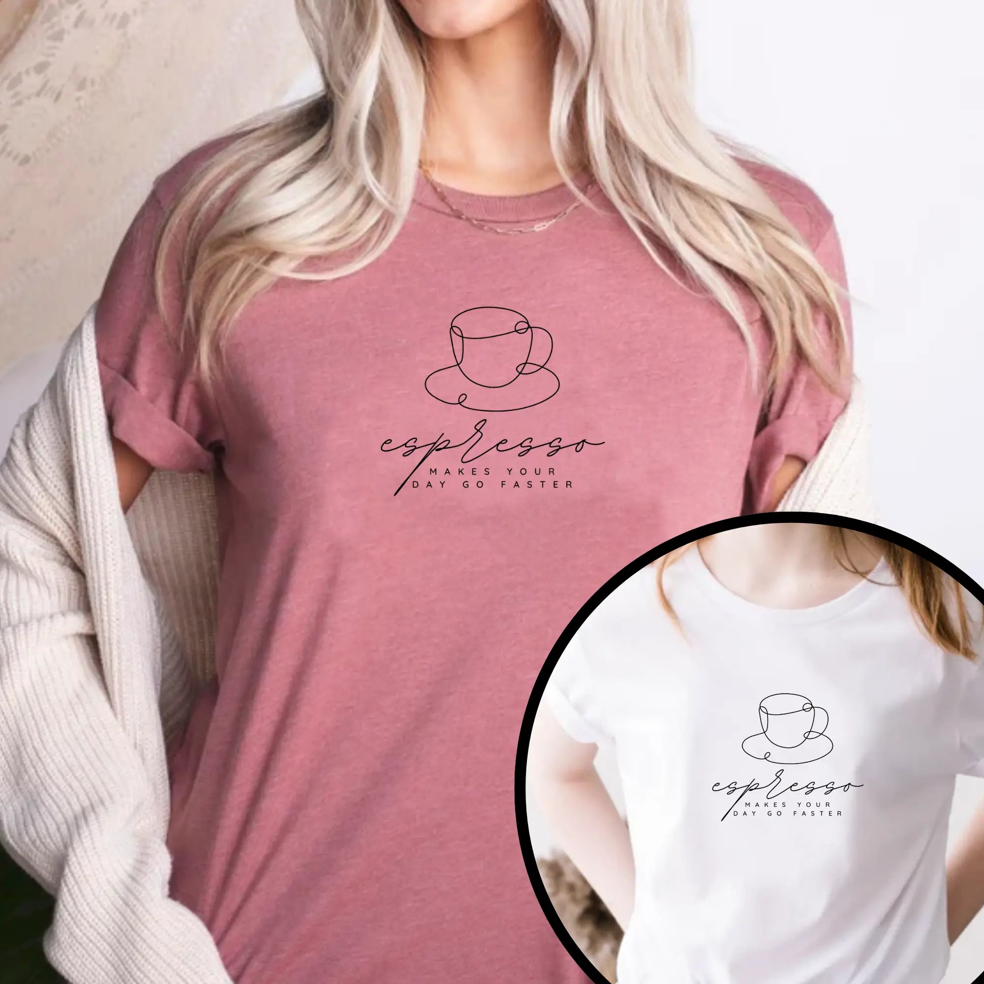 Espresso Makes Your Day Go Faster Unisex T-Shirt - Teezers