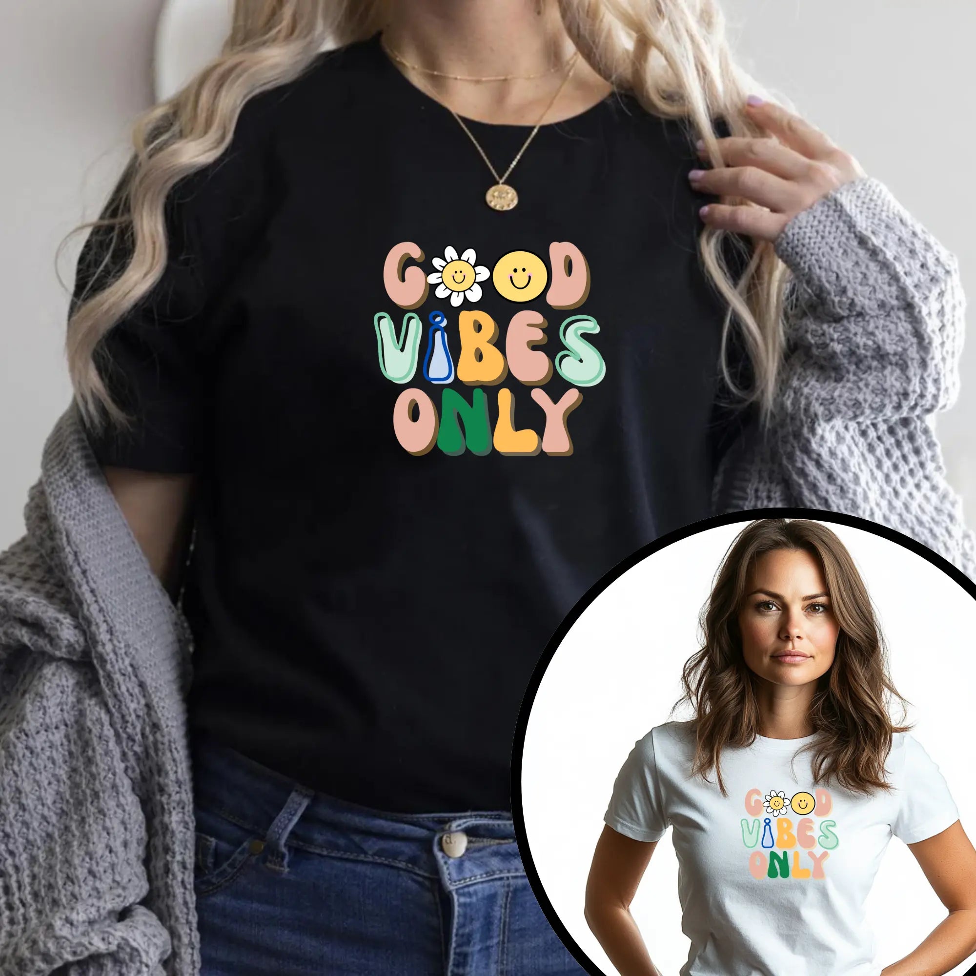 Good Vibes Only Unisex T-Shirt - Teezers