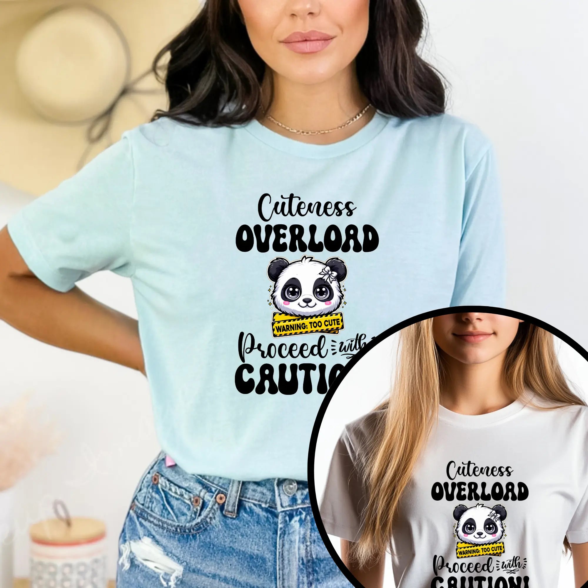 Cuteness Overload Proceed with Caution Unisex T-Shirt - Teezers