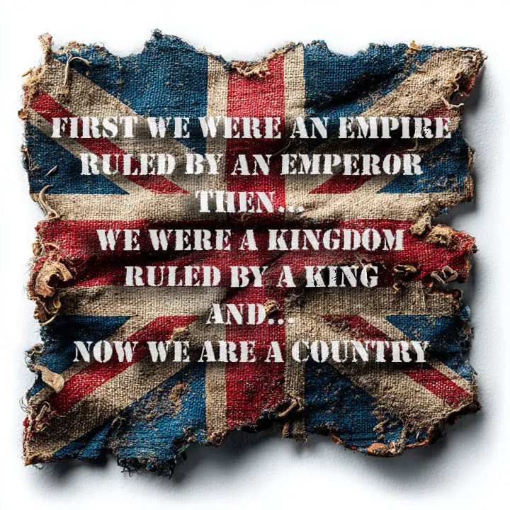 From Empire to Kingdom to Country – A Legacy Worn Proudly Unisex T-Shirt – Motivational Quote Tee for Everyday Strength (UK) - Teezers